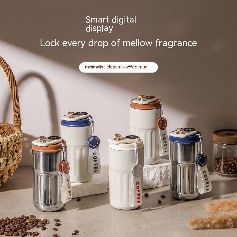 Smart Digital Thermal Bottle Portable Coffee Mug