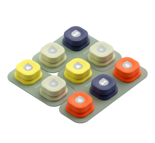 C--4 Colors Pet Communication Button One-click Prevent Physical Inactivity Recordable Dog Talking Button Toy Cat Toy Pet Products