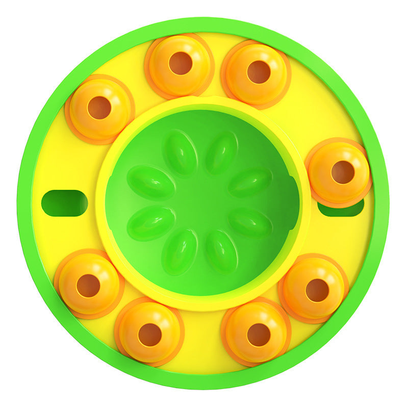 C--Dog Pets Puzzle Toys Slow Feeder Interactive Increase Puppy IQ Food Dispenser Slowly Eating NonSlip Bowl Pet Dogs Training Game Pet Supplies