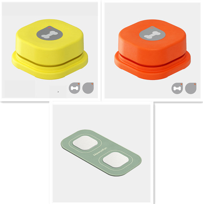 C--4 Colors Pet Communication Button One-click Prevent Physical Inactivity Recordable Dog Talking Button Toy Cat Toy Pet Products