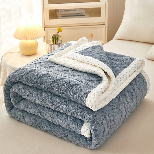 Sofa BlanketDouble Thickened Warm Sofa Blanket