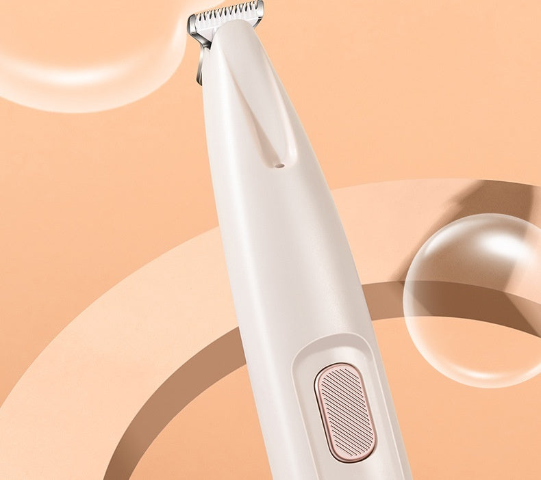 C--Pets Dog Paw Trimmer With LED Light Fully Waterproof Pet Hair Trimmer With LED Display Dog Clippers For Grooming Widen Blade