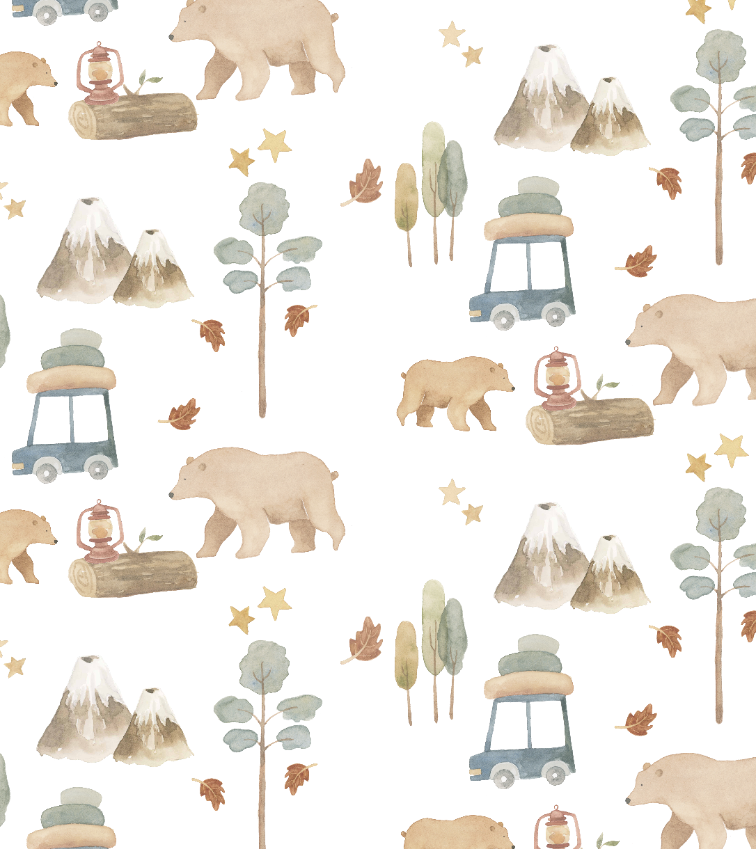 Forest Adventure Pima Long Pajama Set