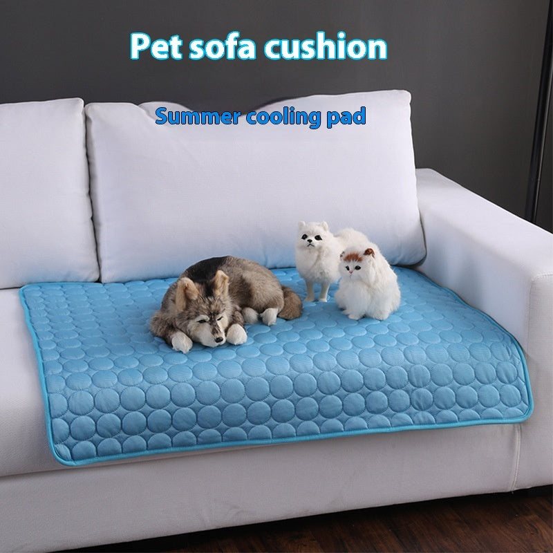 C--Dog Cooling Mat Summer Pets Cold Bed Extra Large For Small Big Dogs Pet Accessories Cat Durable Blanket Sofa Cat Ice Pad Blanket Pet Products