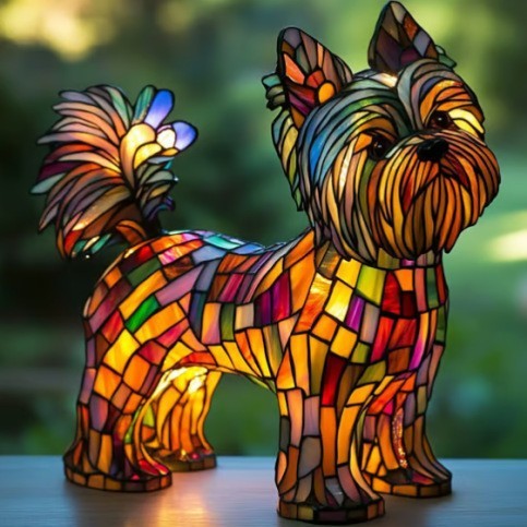 LED Small Night Lamp Art Animal Statue