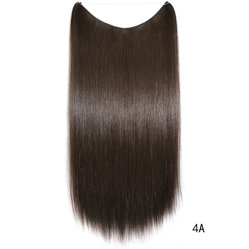 22 inches Invisible Wire No Clips in Hair Extensions