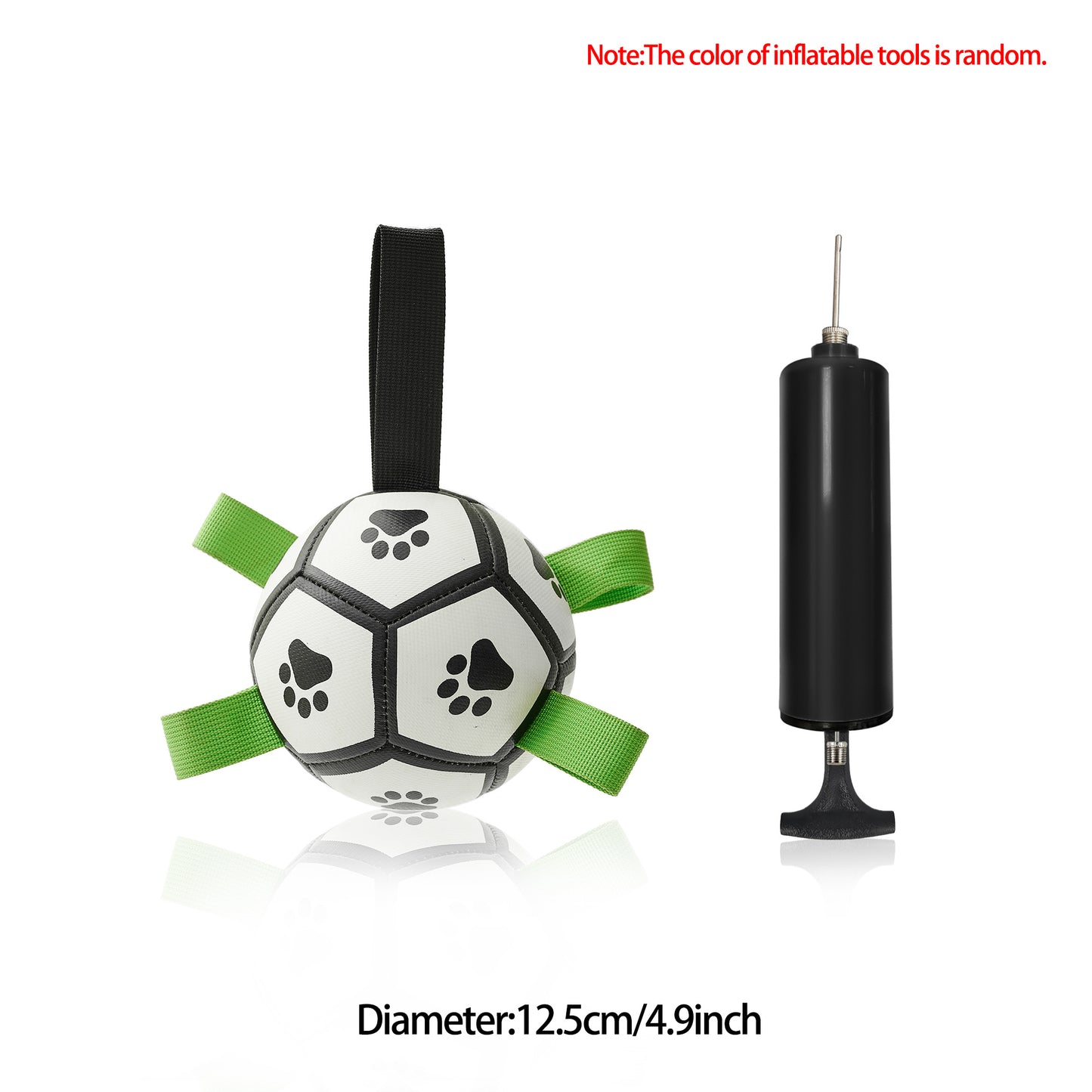 Interactive Dog Football Toy Soccer Ball Inflated Training Toy For Dogs