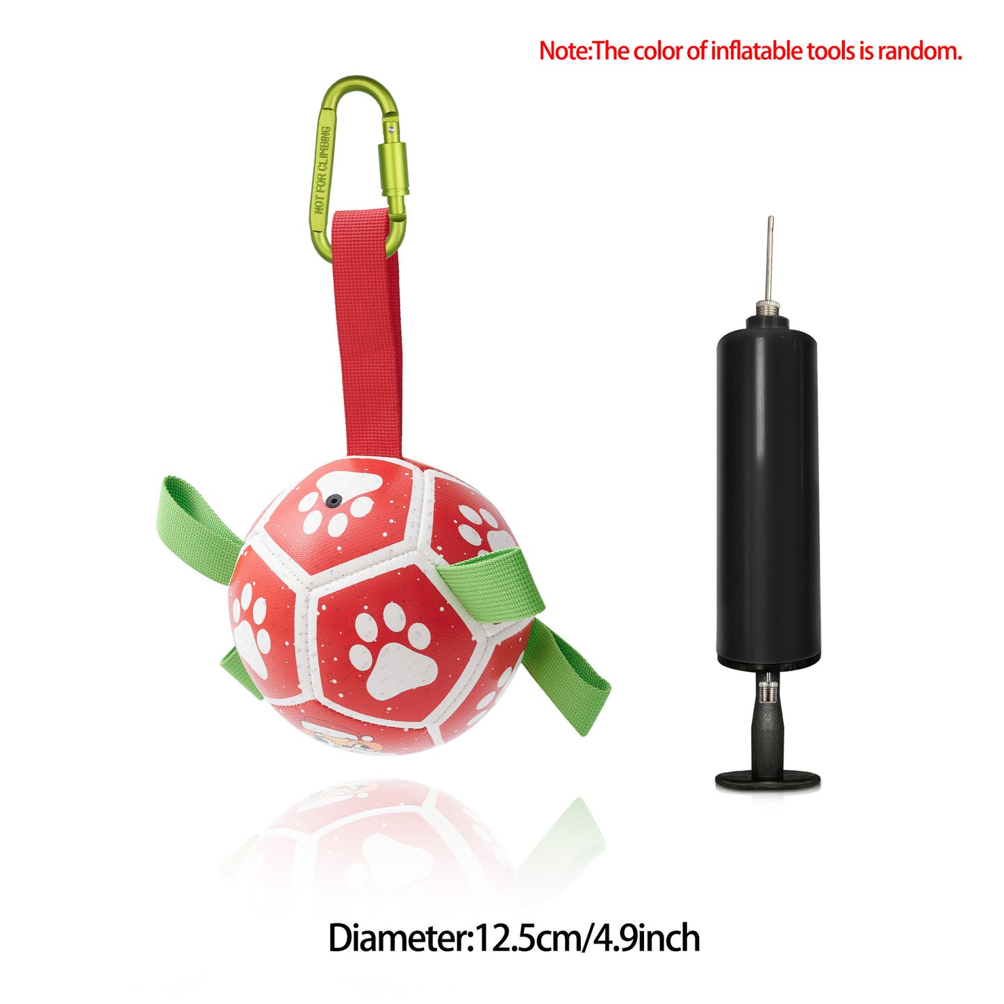 Interactive Dog Football Toy Soccer Ball Inflated Training Toy For Dogs