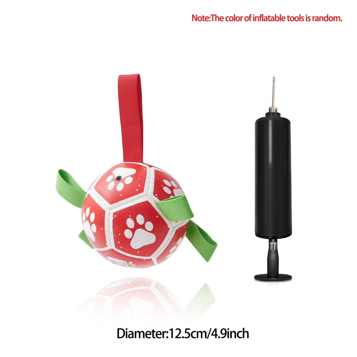 Interactive Dog Football Toy Soccer Ball Inflated Training Toy For Dogs