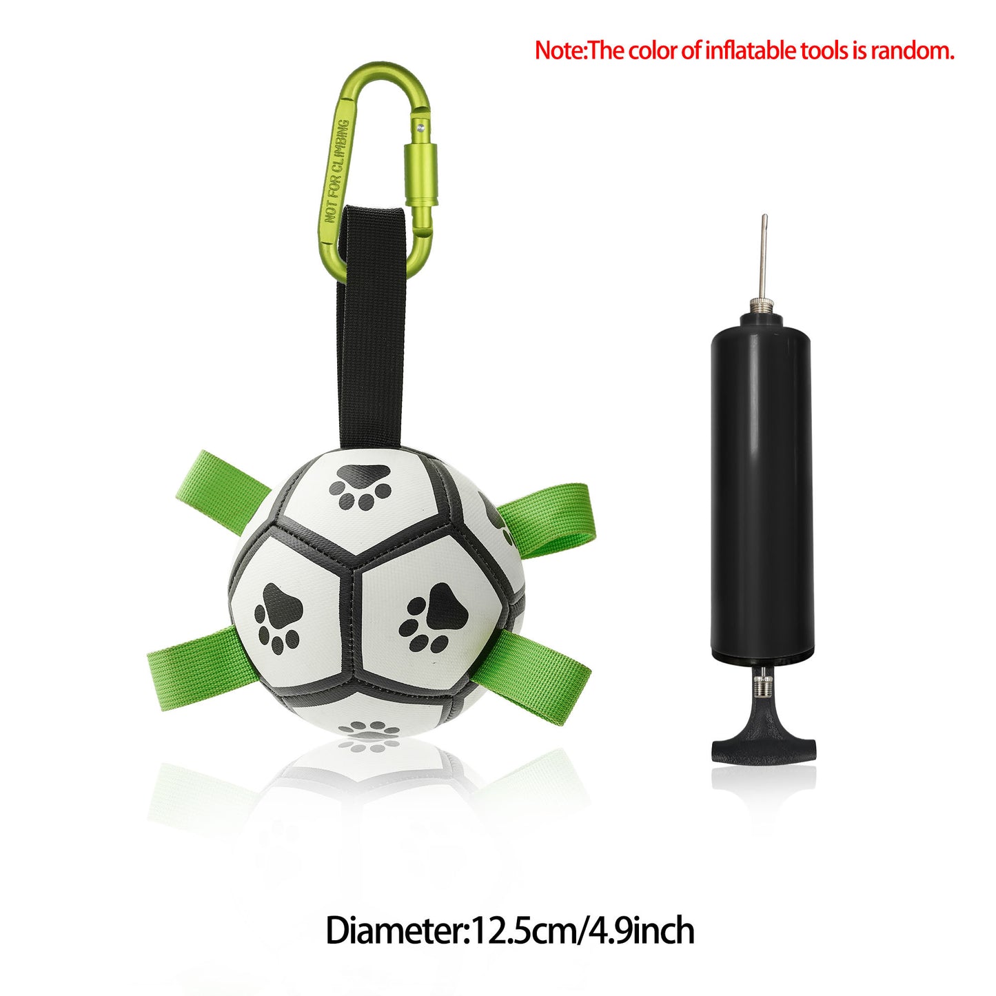Interactive Dog Football Toy Soccer Ball Inflated Training Toy For Dogs