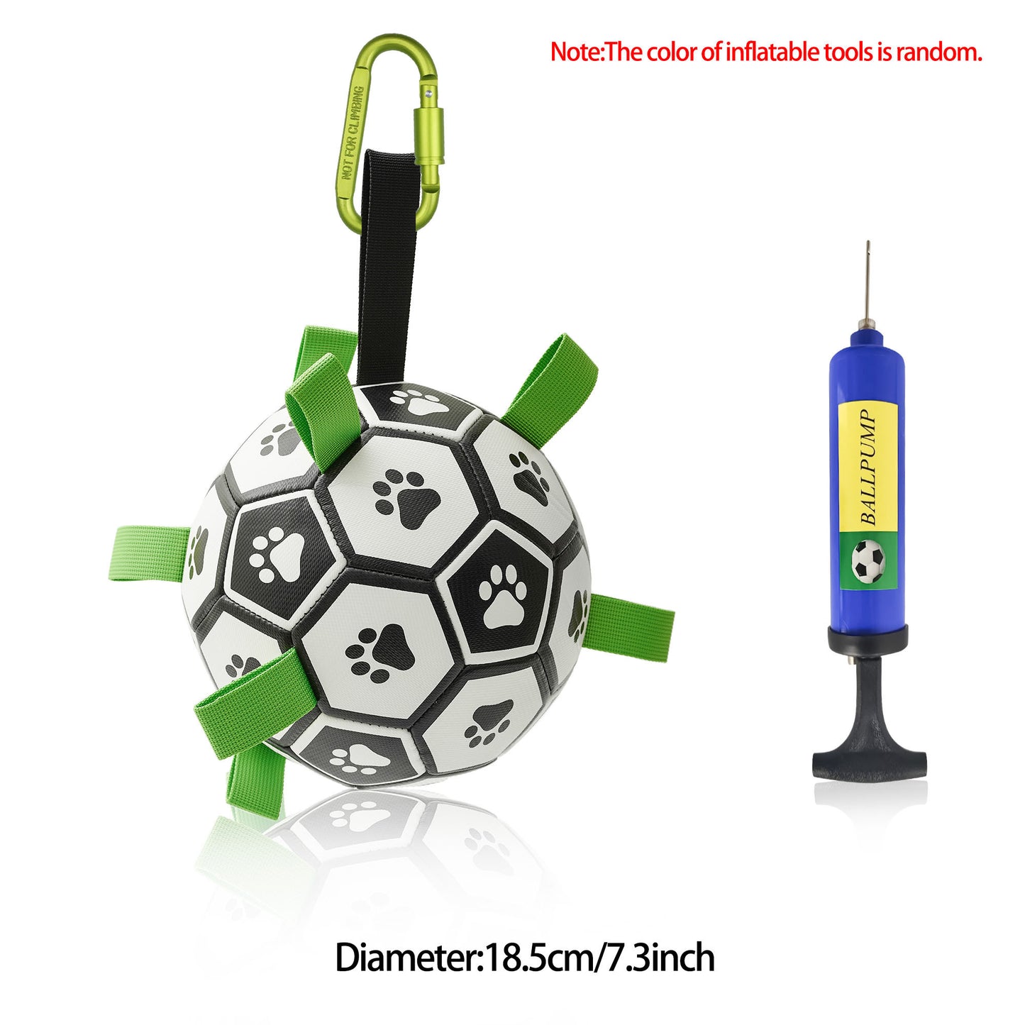 Interactive Dog Football Toy Soccer Ball Inflated Training Toy For Dogs