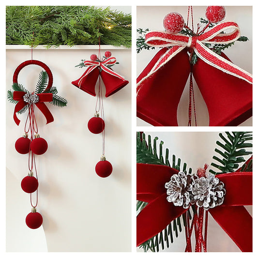 Exquisite Christmas Shop Windows Tree Hanging Decorations Ornaments