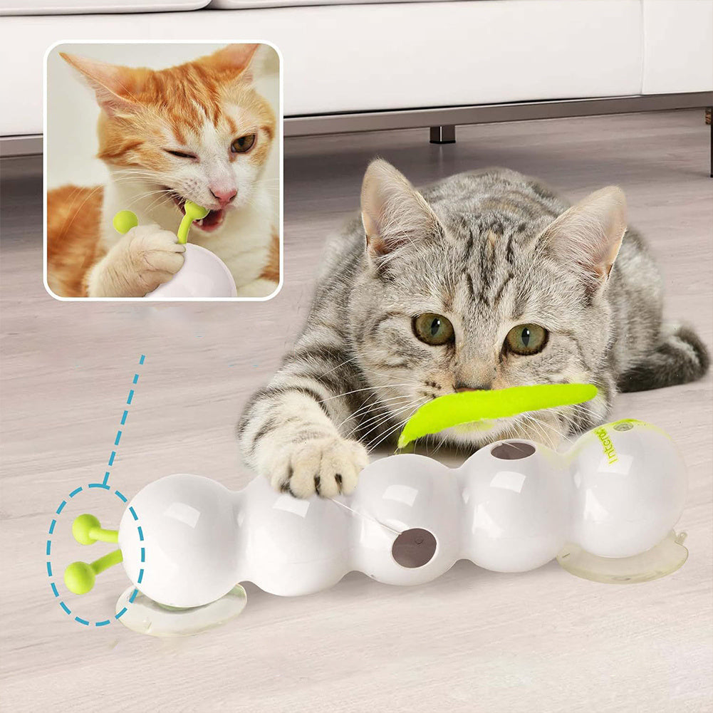 C--Teasing Cat Toy Automatic Pes Toy With Tail Motion Activated Kitten Toy Rechargeable Smart Interactive Cat Toy Pet Products