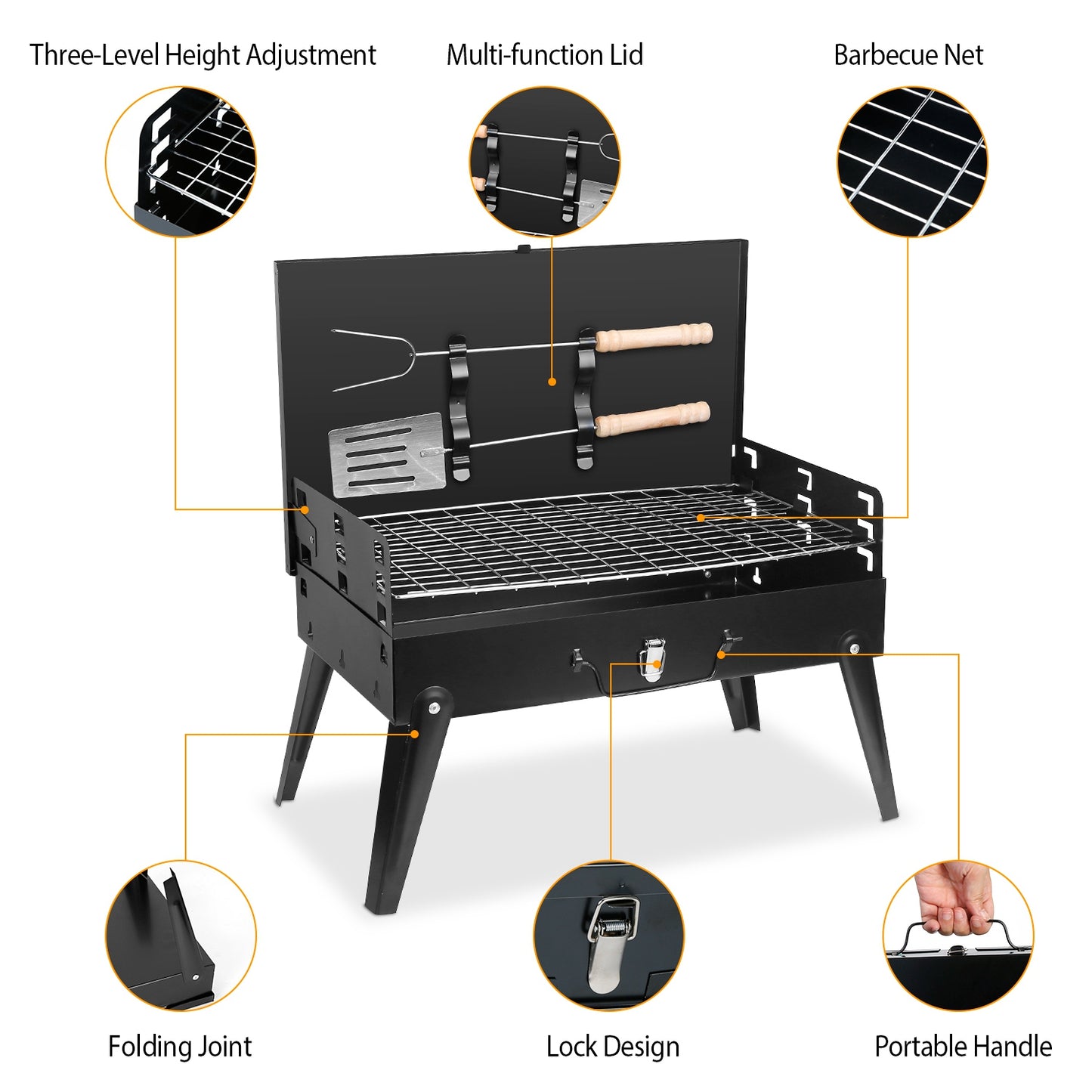 Portable Charcoal Grill