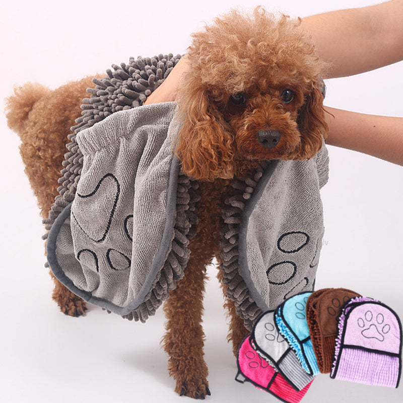 C--Dogs Cats Towels Super Absorbent Dog Bathrobe Microfiber Bath Towels Quick-Drying Cat Bath Towel For Pets Towel Dog Towels Pet Products