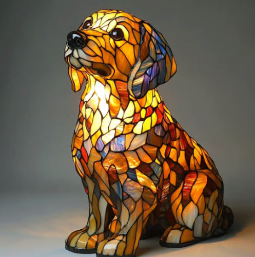 LED Small Night Lamp Art Animal Statue