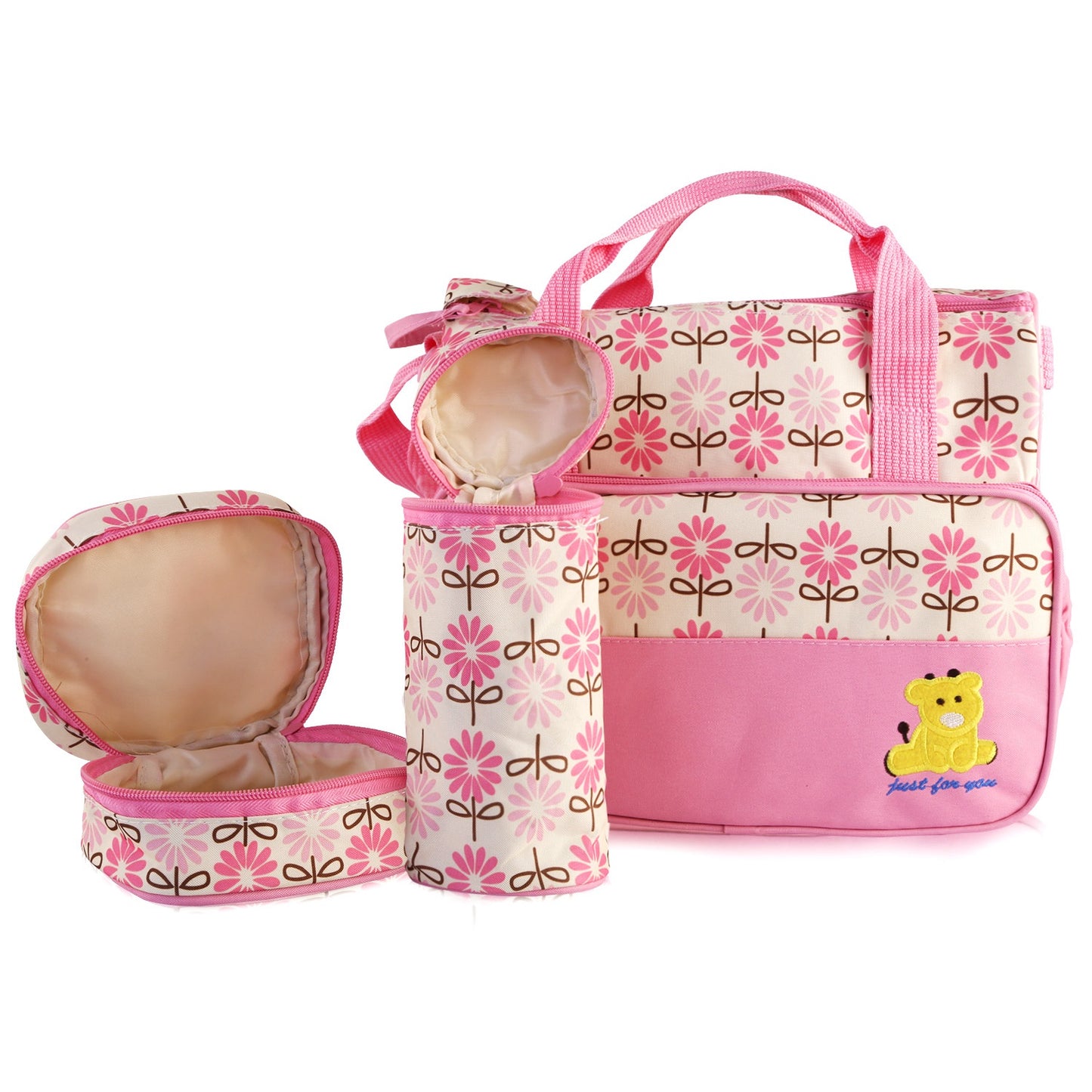 5PCS Per Set Baby Nappy Diaper Bags