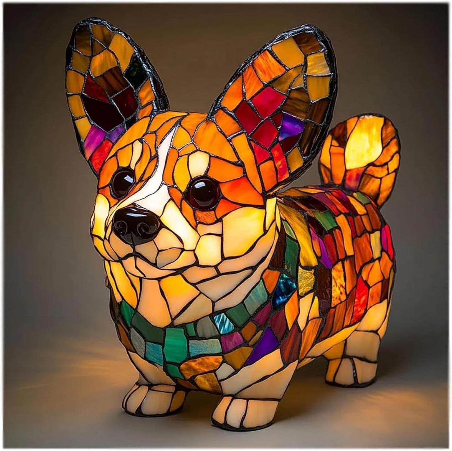LED Small Night Lamp Art Animal Statue