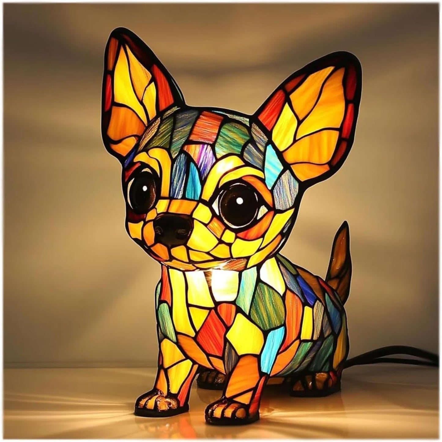 LED Small Night Lamp Art Animal Statue