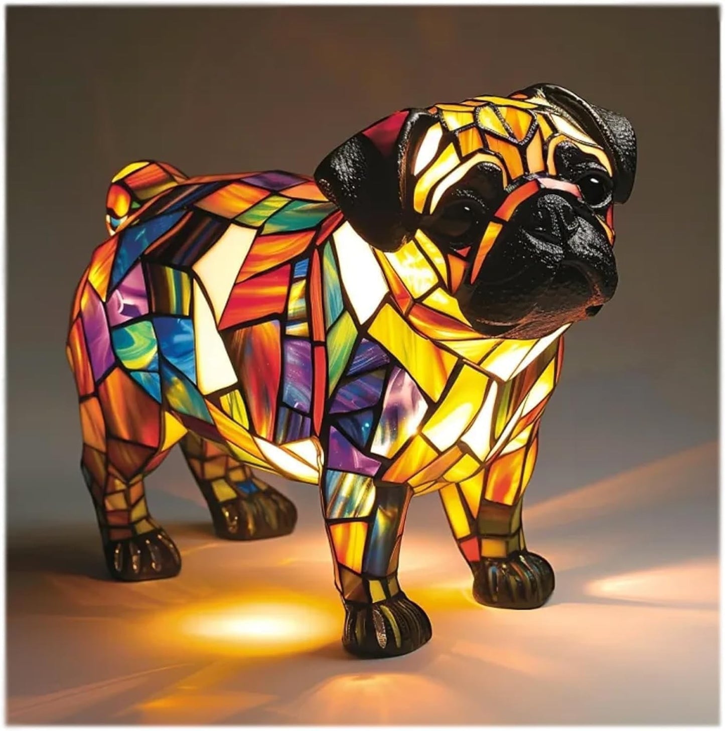 LED Small Night Lamp Art Animal Statue
