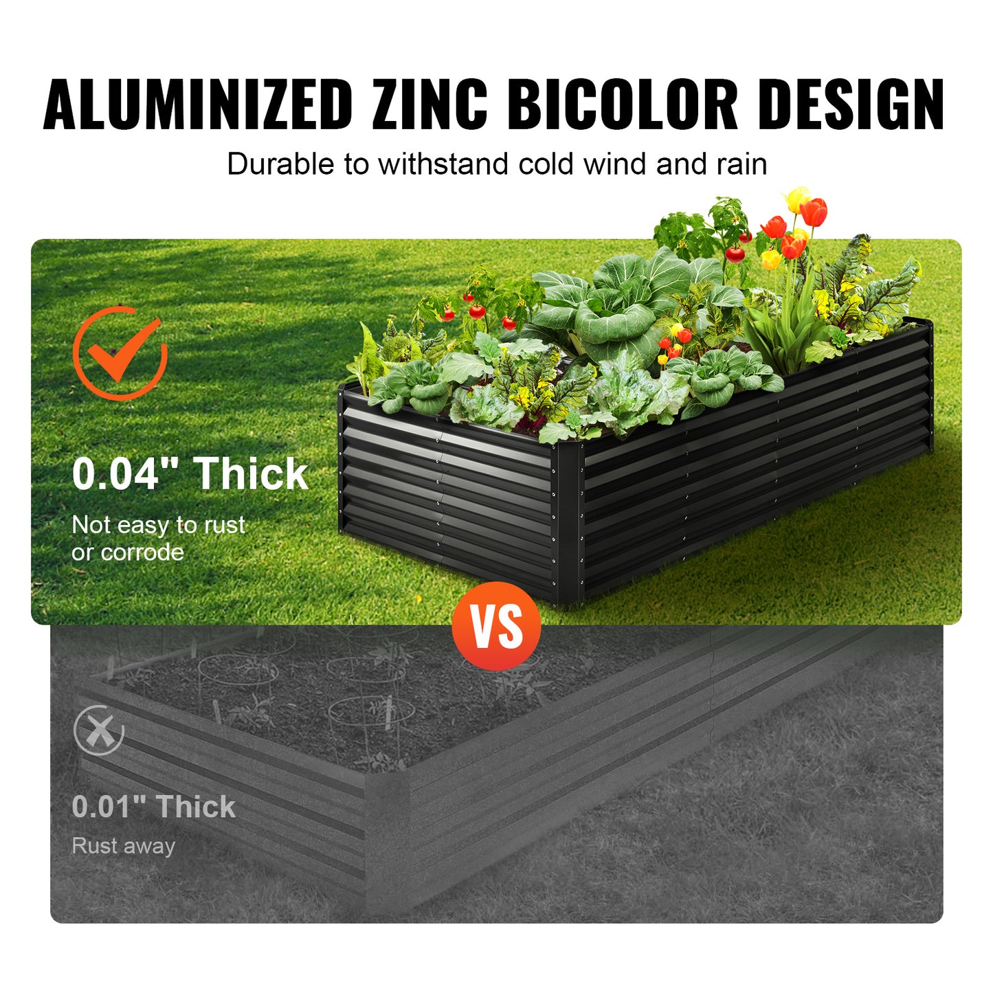Raised Garden Bed Planter Box Flower Vegetable