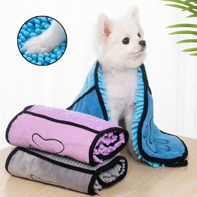 C--Dogs Cats Towels Super Absorbent Dog Bathrobe Microfiber Bath Towels Quick-Drying Cat Bath Towel For Pets Towel Dog Towels Pet Products