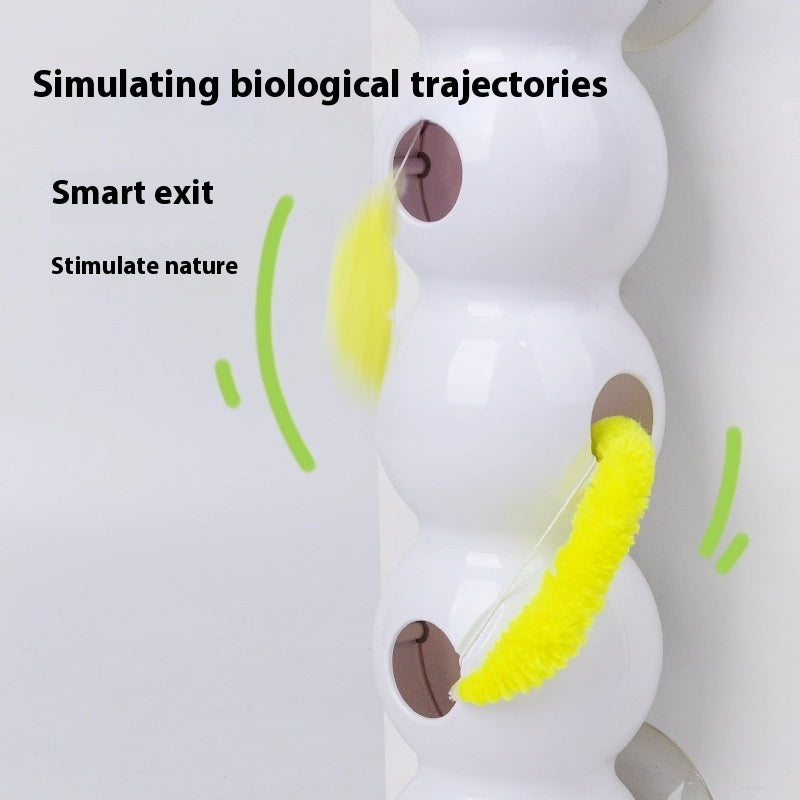 C--Teasing Cat Toy Automatic Pes Toy With Tail Motion Activated Kitten Toy Rechargeable Smart Interactive Cat Toy Pet Products