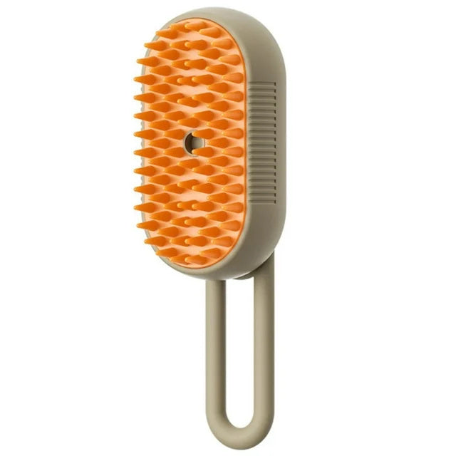 C--Cat Steam Brush Steamy Dog Brush 3 In 1 Electric Spray