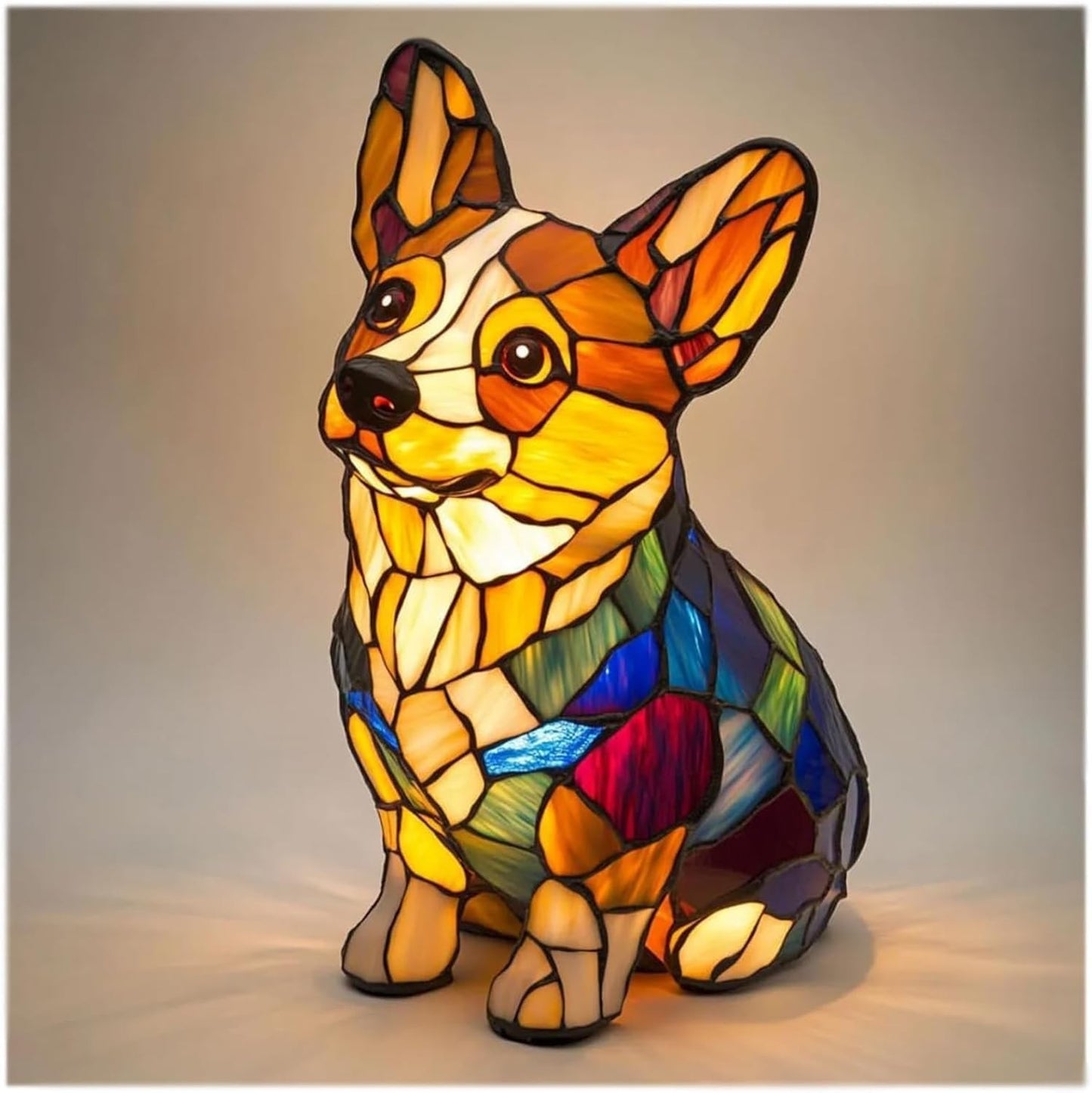 LED Small Night Lamp Art Animal Statue